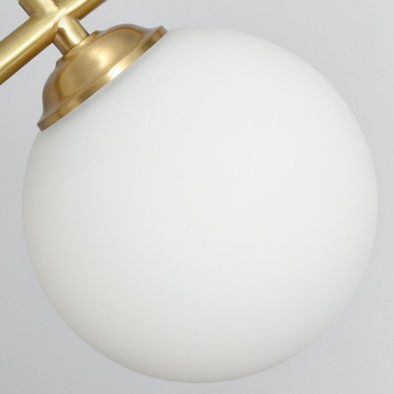 Modern Kitchen Pendant Lamps Globe Glass Island Light for Dining Table