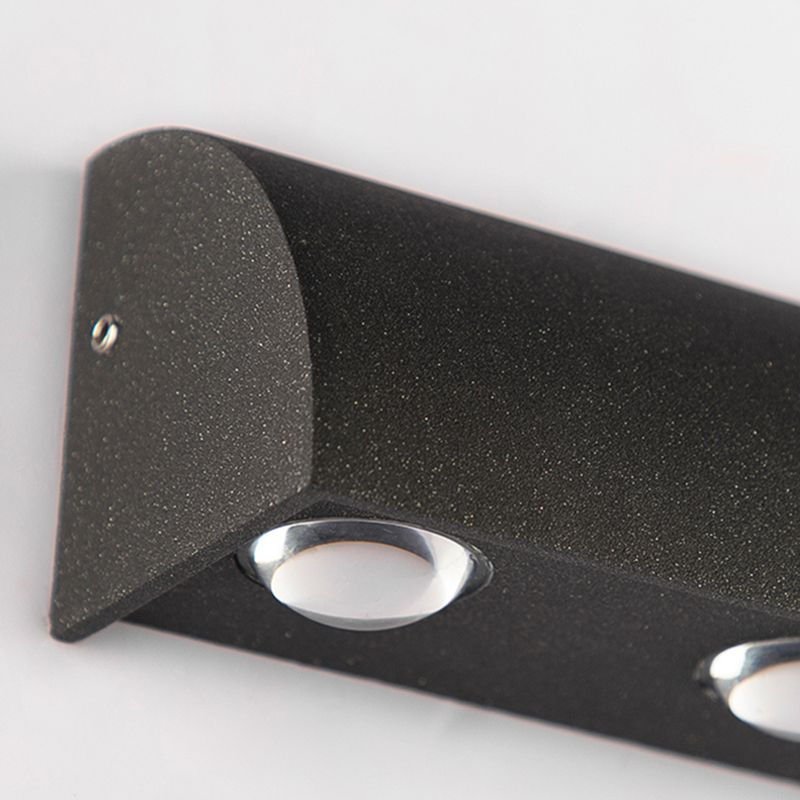 Géométrique contemporain Simple Murce LED 3 Light Murd Murd Lightture pour extérieur