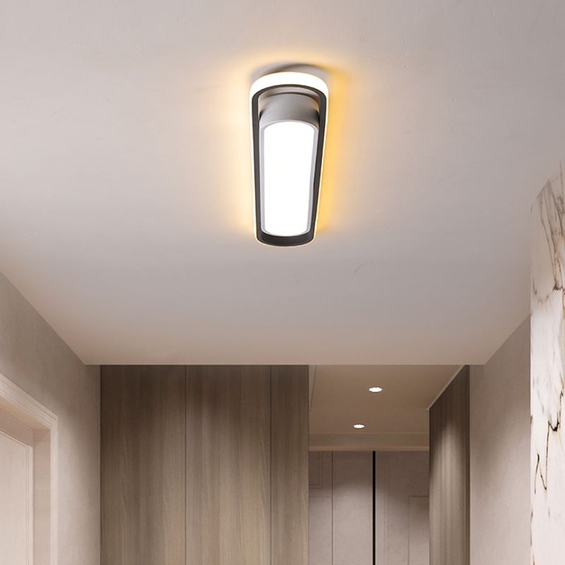 Modern Simple Flush Mount Ceiling Lamp Linear Flush Lamp for Living Room