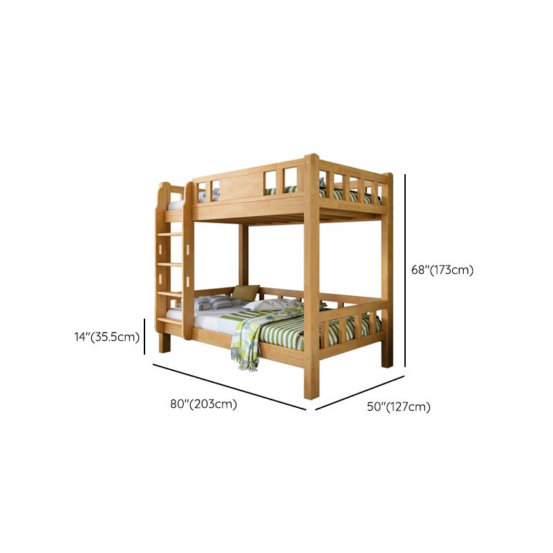 Mid-Century Modern Headboard Bunk Bed Footboard Bed With Custom Legs
