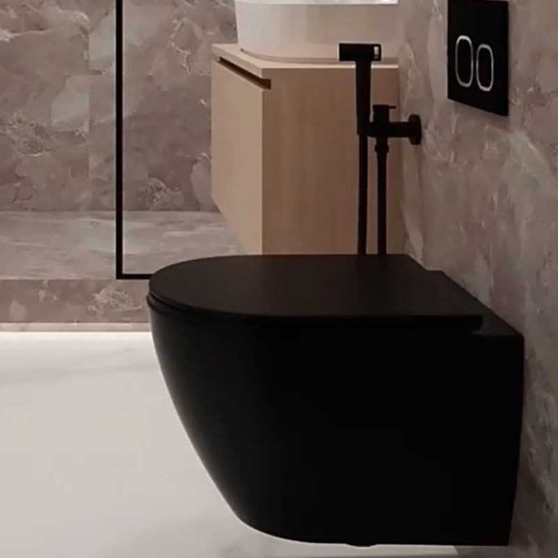 Contemporary Wall Hung Flush Toilet Ceramic Urine Toilet for Bathroom