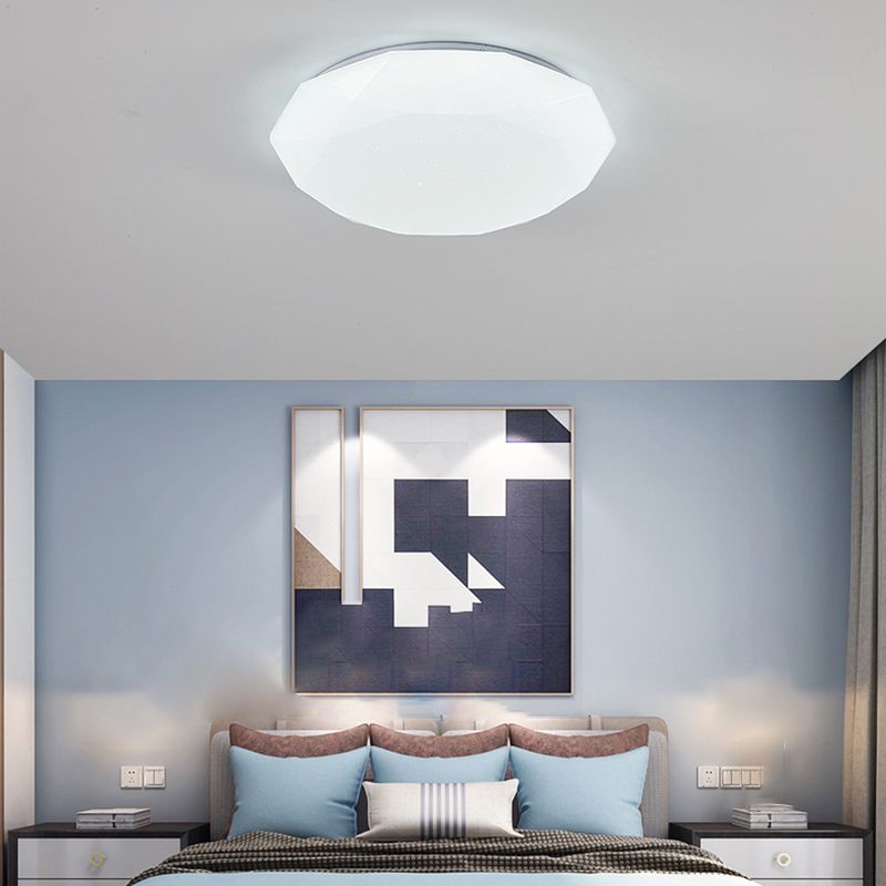 Geometric Flush Mount Simplicity Acrylic Flush Ceiling Light Fixture