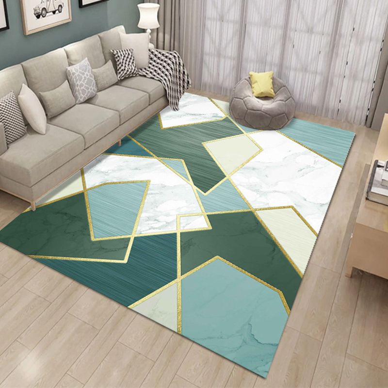 Tappeto interno area in poliestere lavabile geometrica tappeto interno