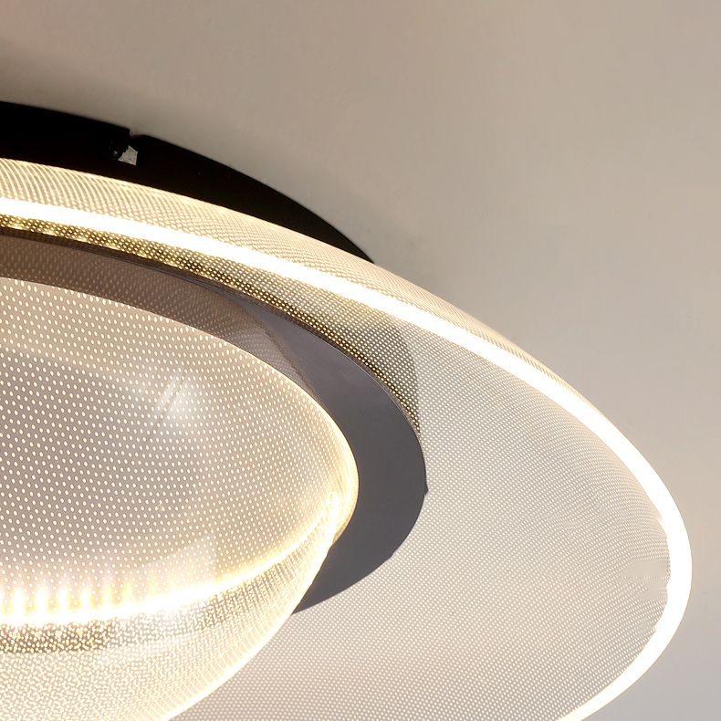Modern Creative Style Flush Mount Acrylic LED Ceiling Light Fixture for Bedroom