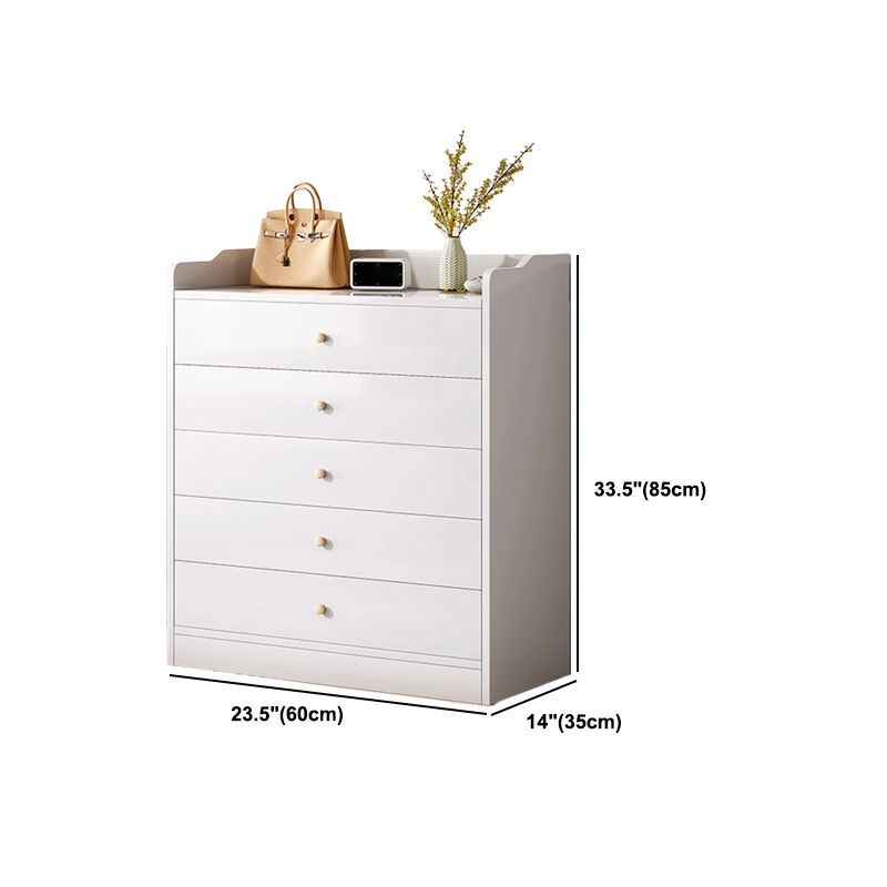 Contemporary Rectangle Manufactured Wood And Standard with Drawer Chest