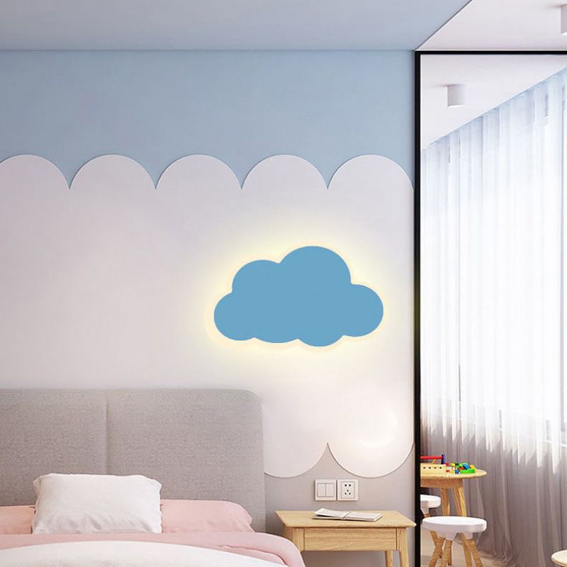 Forme unique en métal applique de murs de style enfant à 1 lumière