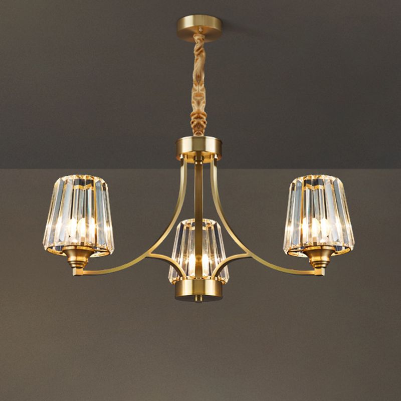 Sputnik Clear Glass Chandelier Pendant Light Industrial Living Room Chandelier Lighting