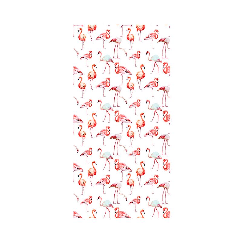 Pick Up Sticks Flamingo Wallpapers Tropical PVC Wall Decor in Pink, 4' L x 20.5" W
