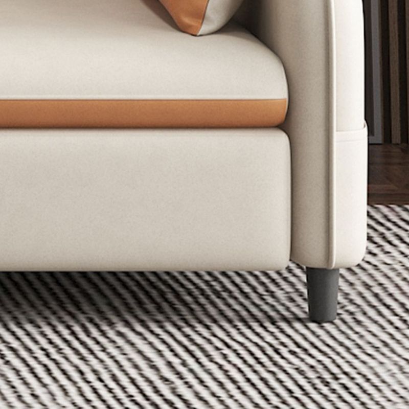 Right Hand Facing L-shape Sectional with Recessed Arm for Living Room