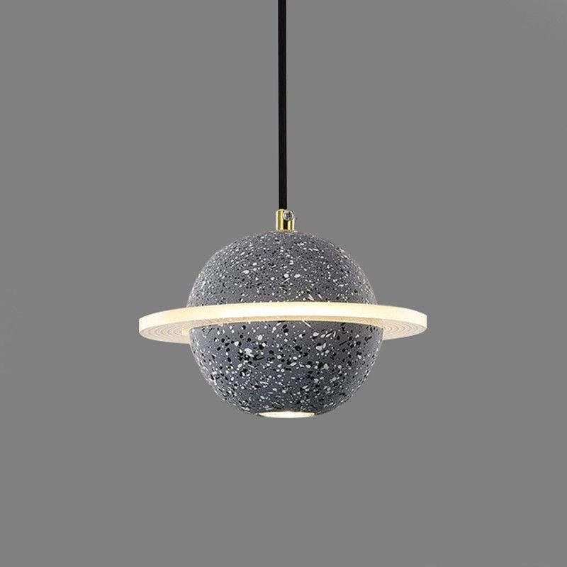 Planet Nordic Planet Pendant Ciment 1-Head Room Dustal Small Sanging Pendant Light