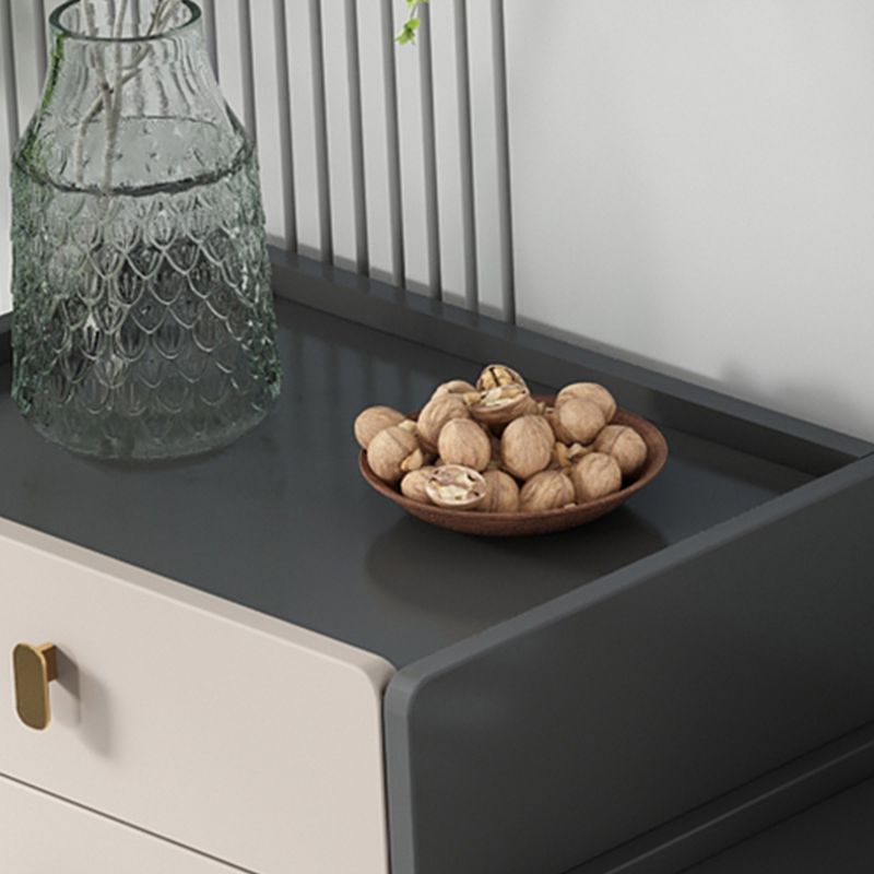 15.74" Wide Modern Accent Chest with Soft Close Drawers Wood Chest