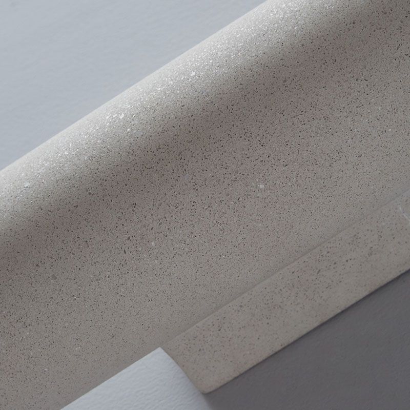 Lampada a parete Moderna lampada a parete grigia a 2 luci con tonalità di cemento