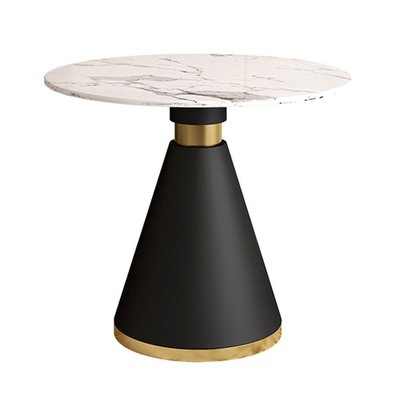 Modern Dining Set 1/5 Pieces Round Stone Dining Table for Living Room