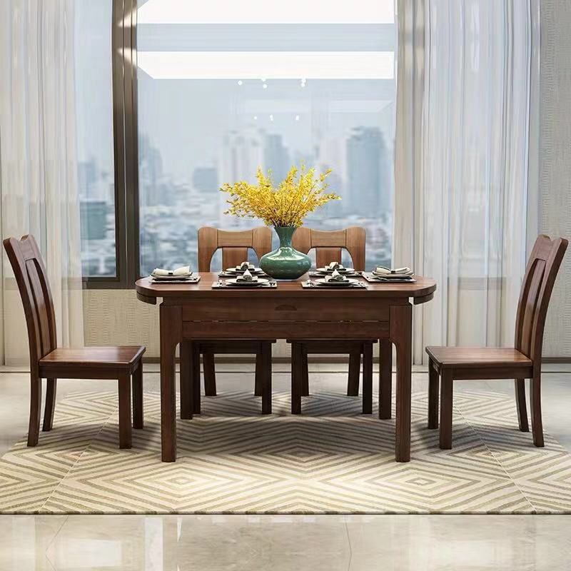 Traditional Round Table Set 1/2/5/7 Pieces Dining Set for Home