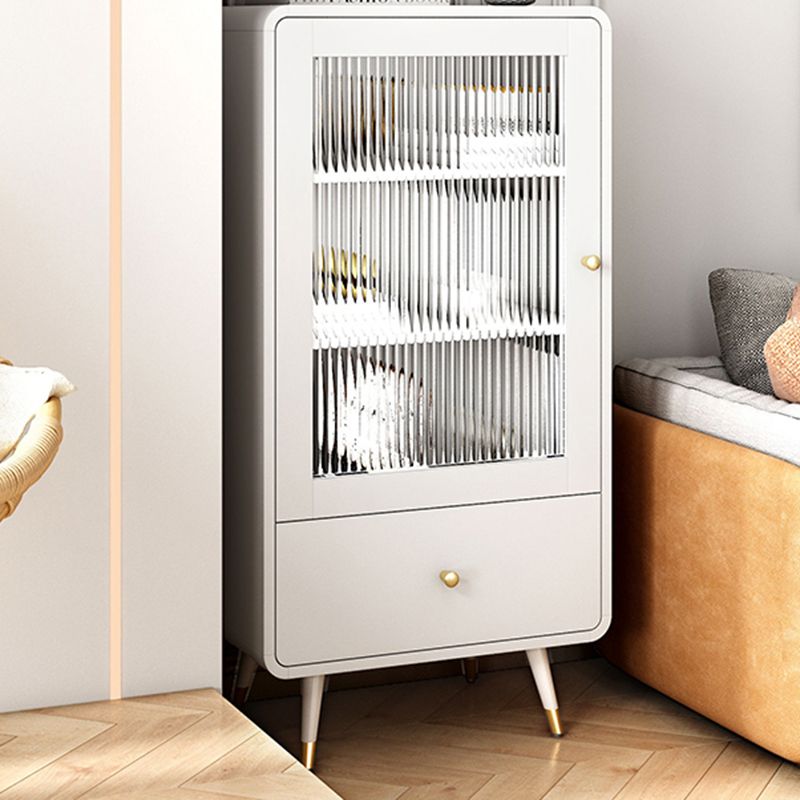 46.45'"Tall 1- Door Wooden Cabinet, Rectangle Accent Cabinet with Drawer