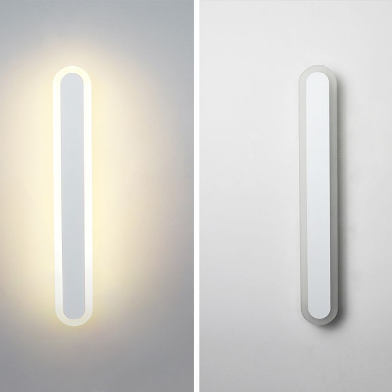 Modern Minimalist Style Linear Vanity Lighting Fixtures Metal Vanity Sconce