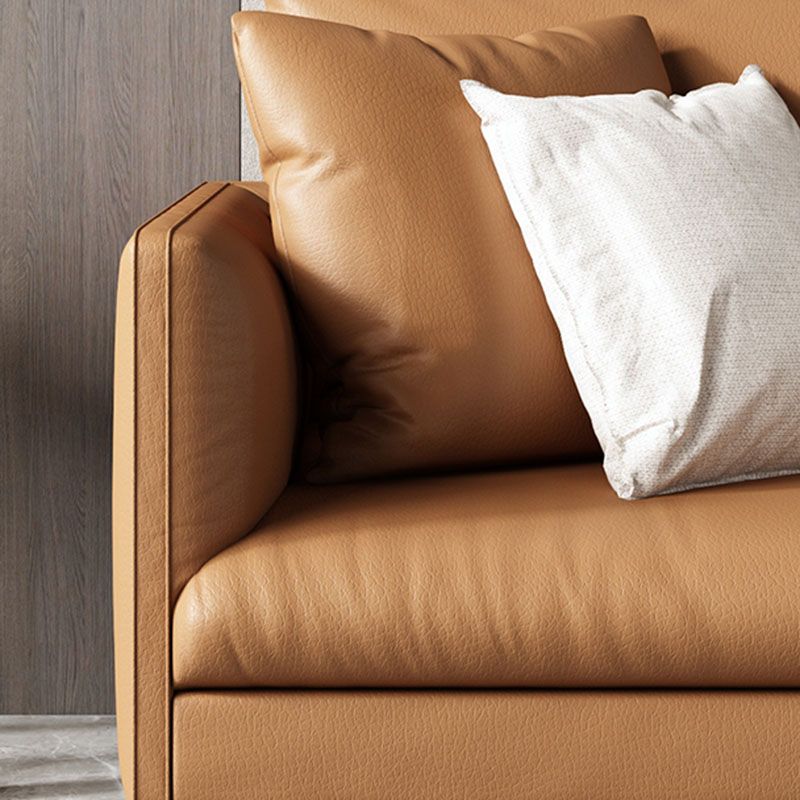 Stain Resistant Stationary 3-seater Square Arm Standard Cushions Sofa