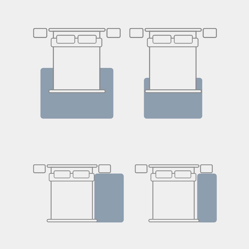 Grey Modern Area Rug Polyester Geometric Pattern Area Carpet Stain Resistant Rug for Bedroom