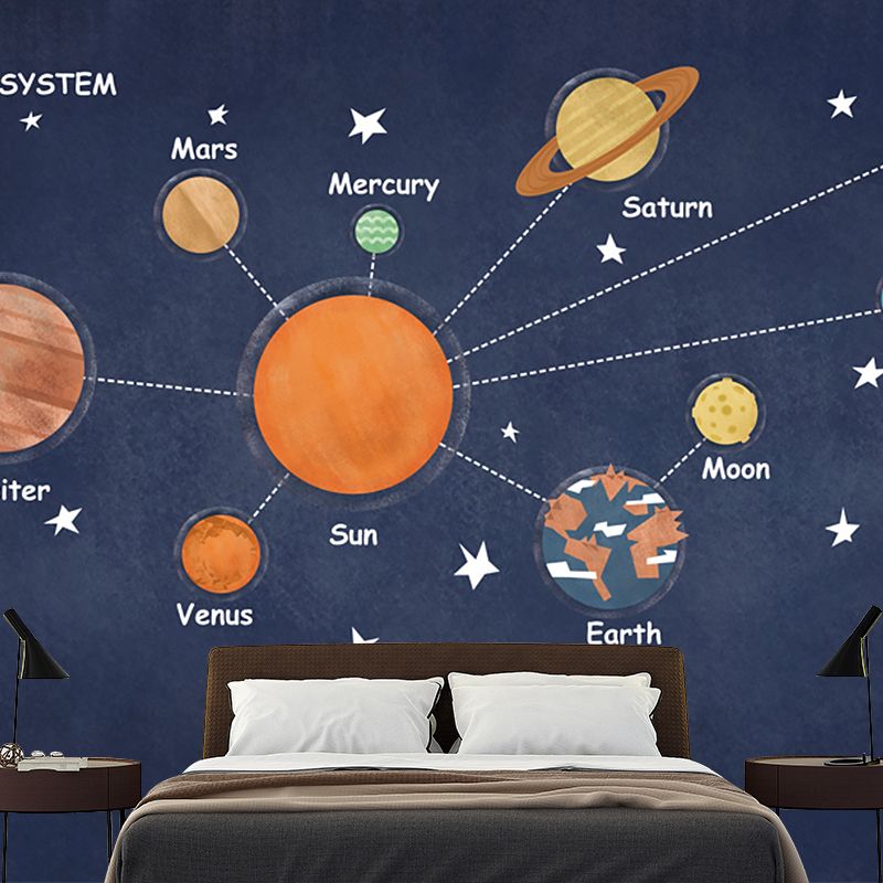 Cool Outer Space Murals Wallpaper for Boys Bedroom Stars Wall Art, Made to Measure