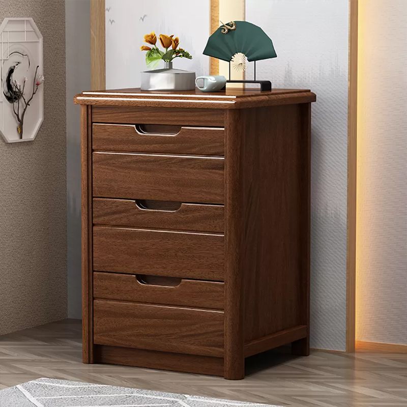 Traditional Storage Chest Solid Wood Storage Chest Dresser with 3/4/5 Drawers