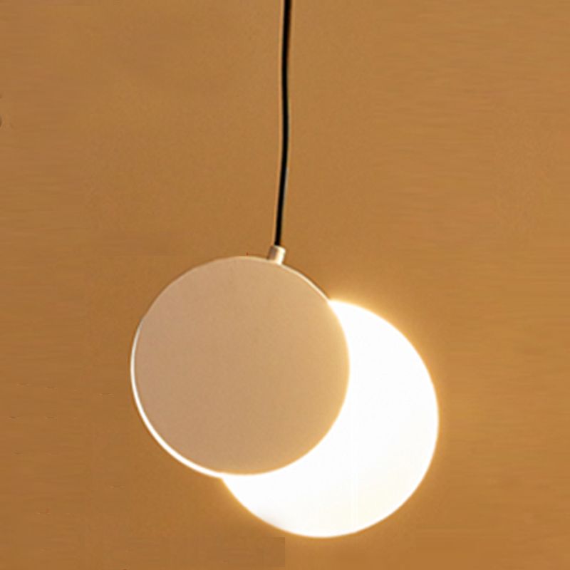 Ombra circolare in metallo luci appese a sospensione MODERNA 1 Fun a montaggio a testa per il letto