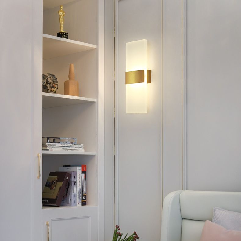 Nordische moderne Wandhalterung Leichte LED -Wandleuchte Lampenvorrichtung für Schlafzimmer