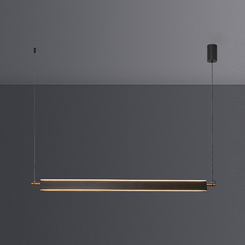 LED Linear Pendant Chandelier Contemporary Pendant Lighting for Living Room
