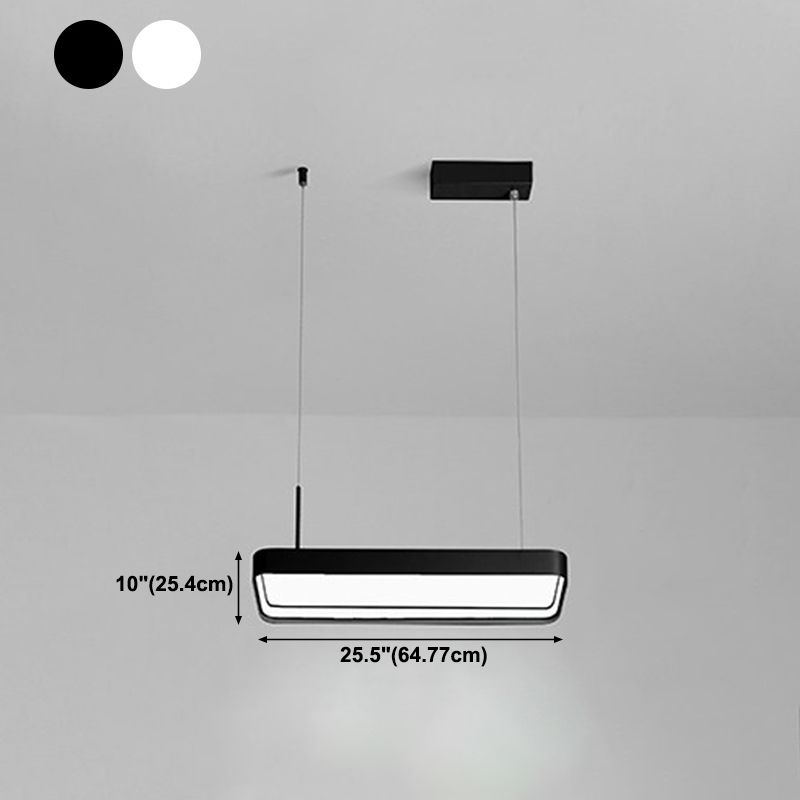 Modern Style Dining Chandelier Lamp Dining Room Simple LED Pendant Light Fixture