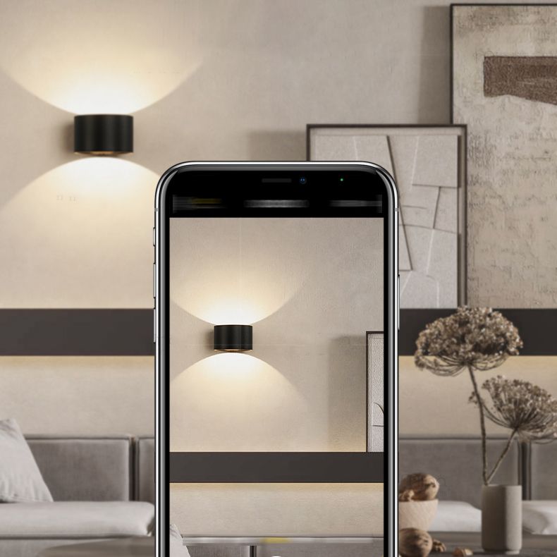 2 lumières en métal éclair