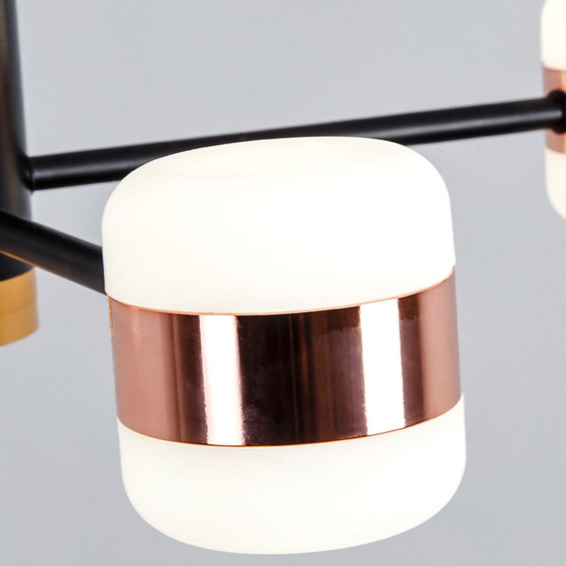 Rose Gold Sputnik Chandelier Postmodern LED Acrylic Pendant Light Fixture