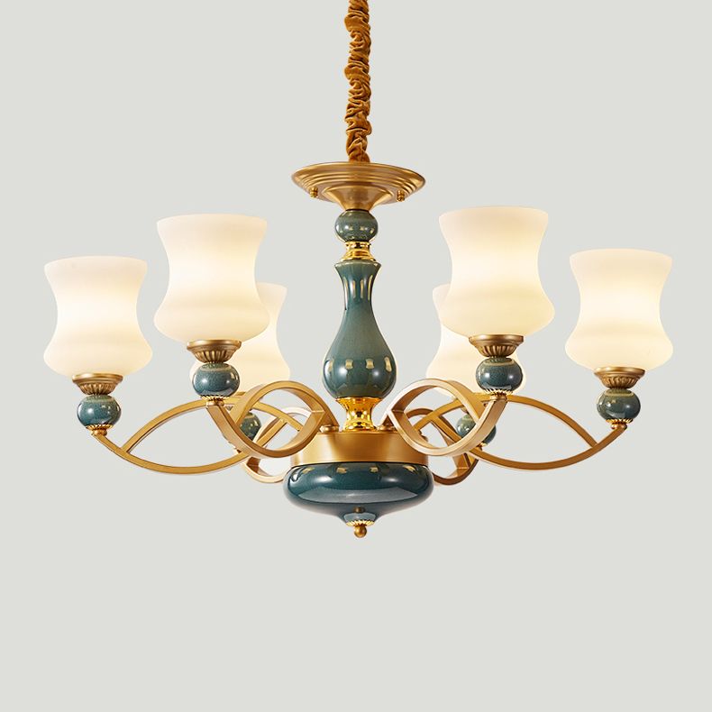 Geometría de forma colgante de vidrio Luz de lámparas de estilo moderno lámparas colgantes
