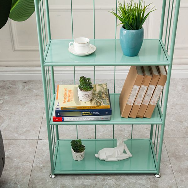 Iron Scandinavian Etagere Bookshelf Vertical Open Bookshelf for Living Room