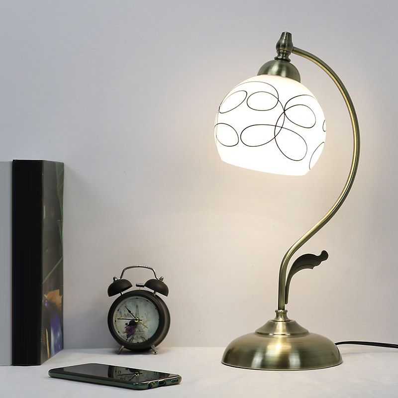 Tiffany Style Desk Light 1-Light Table Lamp Fixture for Bedroom
