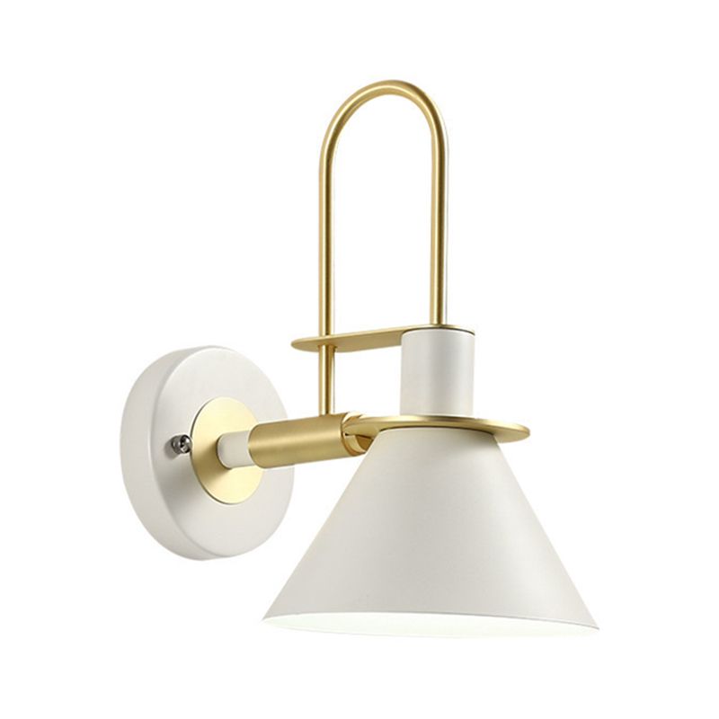 Cone Shape Metal Sconce Light Modern Style Wall Lamp for Dining Room