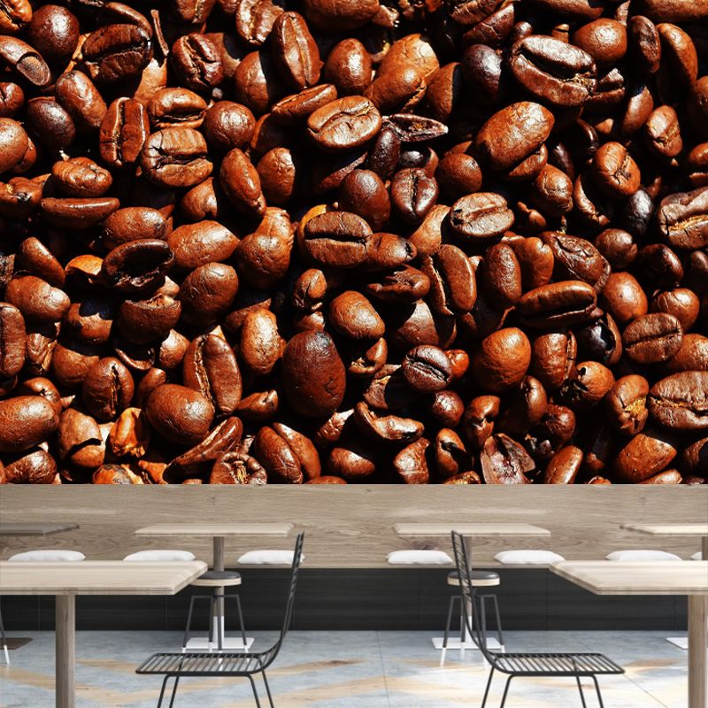 Simplicity Coffee Beans Mural Decal Modern Decorative, Moisture Resistant