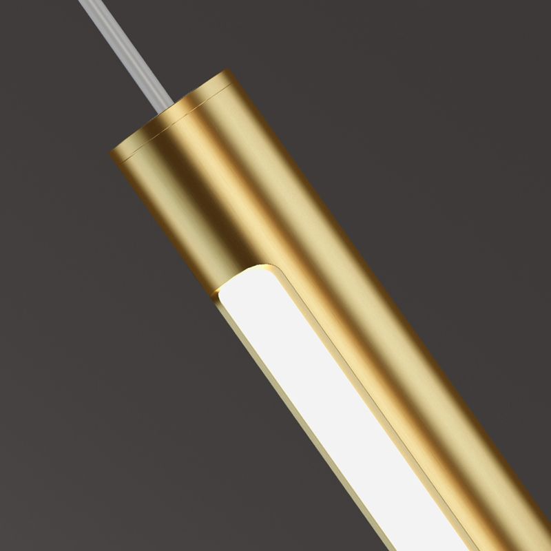 Eigentijdse hangende hanglamp lineaire hanger voor slaapkamer in de woonkamer