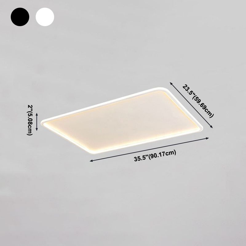 Line LED Plafonnier Acrylique Abat-Jour Simplicité Plafonnier pour Salon