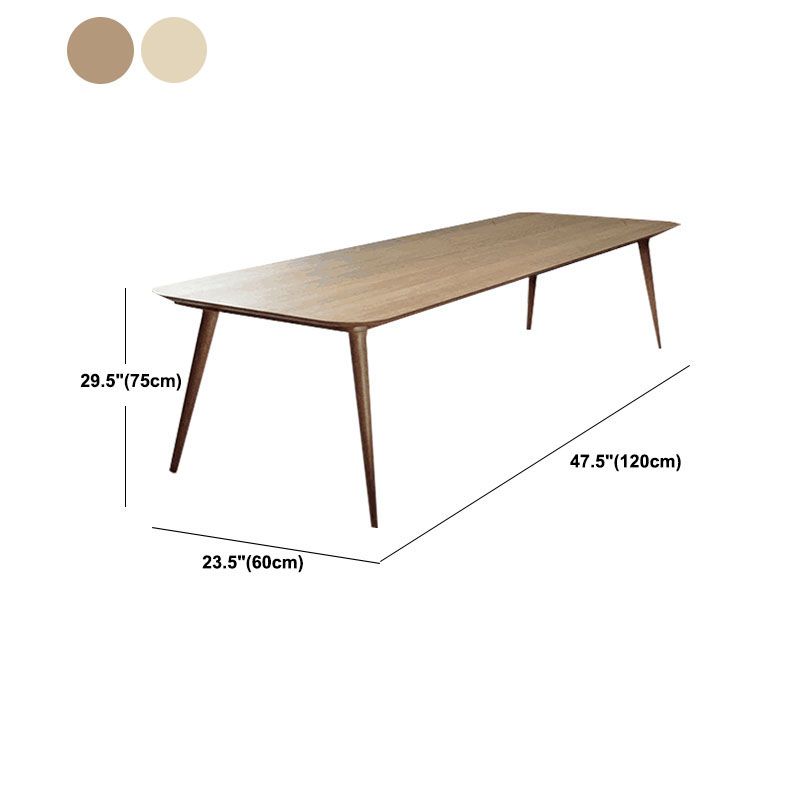 Modern Distressed Wood Office Desk Rustproof Table for Dinning Room