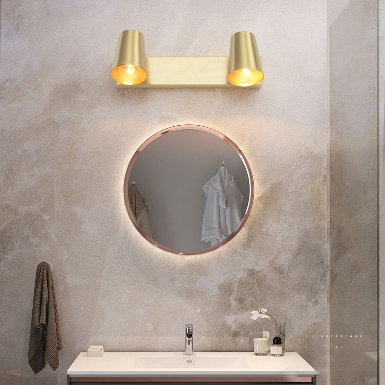 Metalen conische wandonderzoek verlichting hedendaagse stijl wandlamp in goud in goud