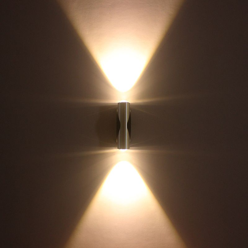 Modern Cylinder Up and Down LED Wall Sconce Metal Sconce Lights