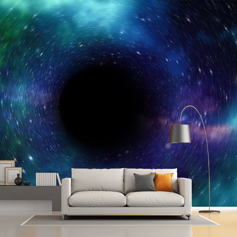Dark Universe Night Mural Decal Stain Resistant 
Wall Covering, Made to Measure