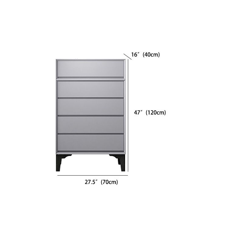 Contemporary Storage Chest Dresser Solid Wood Dresser with 3/4/5 Drawers