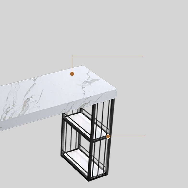 1/2/3 Pieces Pub Dining Set Industrial Rectangular Bar Pub Table Set