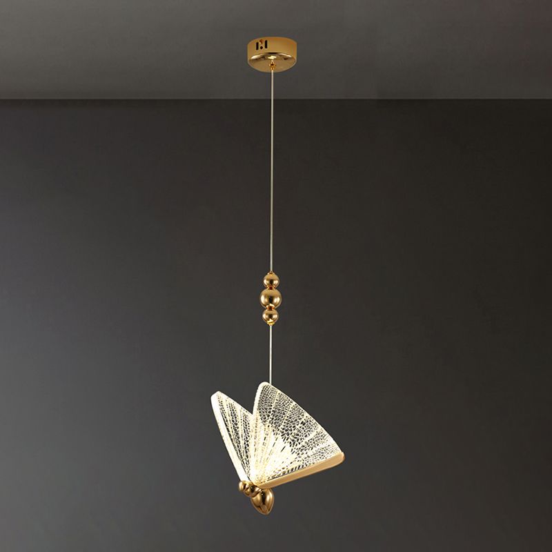 Modern Butterfly Shape Pendant Light Multi Light LED Hanging Pendant for Living Room