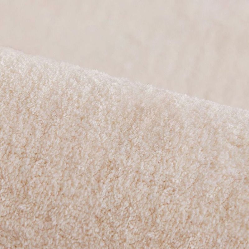 Alfombra moderna de color rosa claro alfombra de área de color poliéster poliéster alfombra lavable para sala de estar