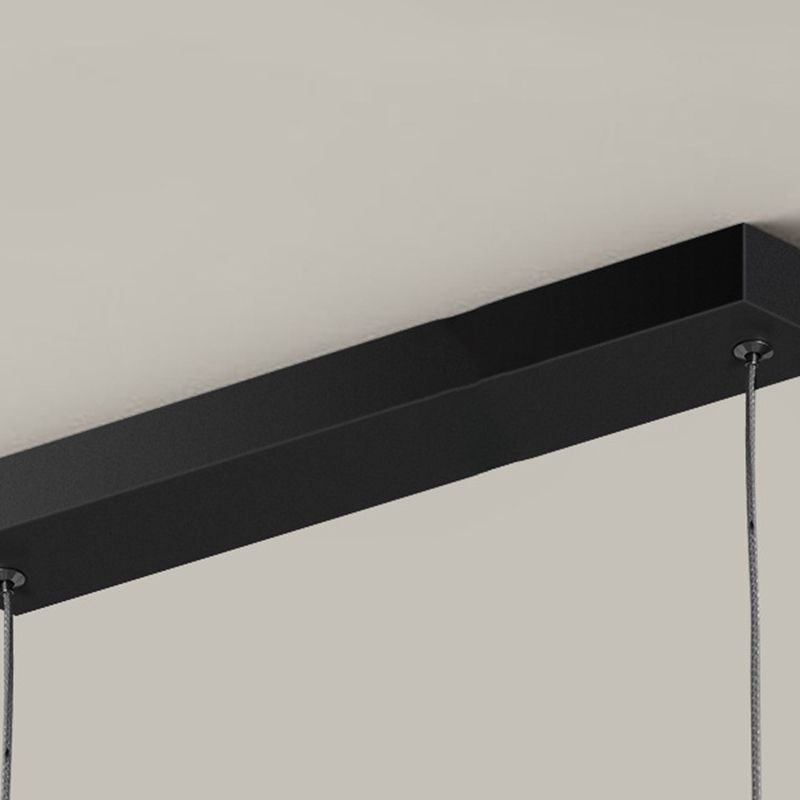 Golden/Black Ceiling Light Contemporary LED Kitchen Island Lighting for Foyer