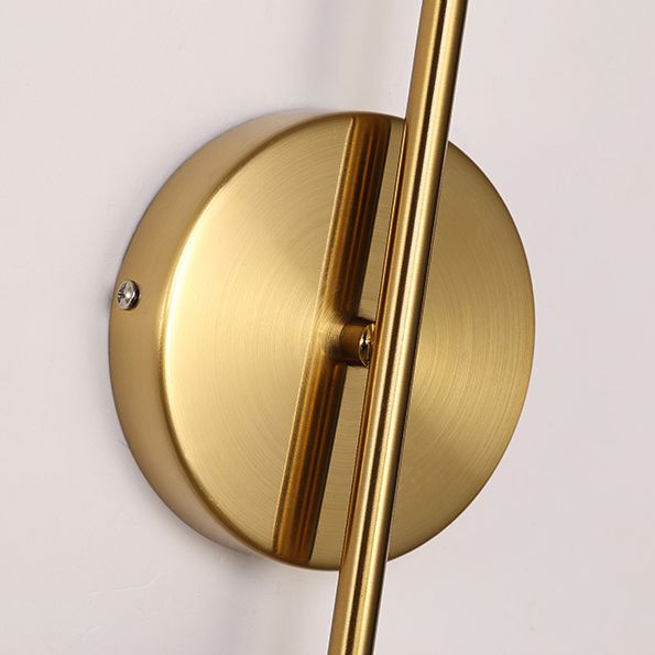 Nordic Postmodern Simple Art Glass Ball 1 Head Milk White Wall Lamp