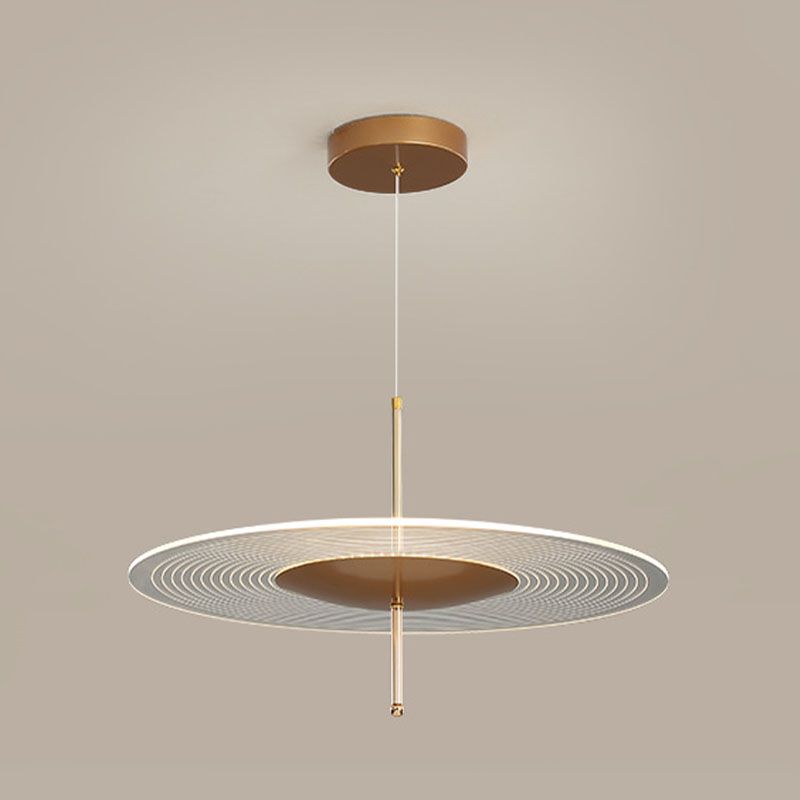 LED 1 Plat de tête Lumière Pendre moderne simple