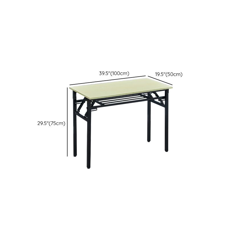Contemporary Rectangular Dormitory Writing Desk Parsons Base Office Desk