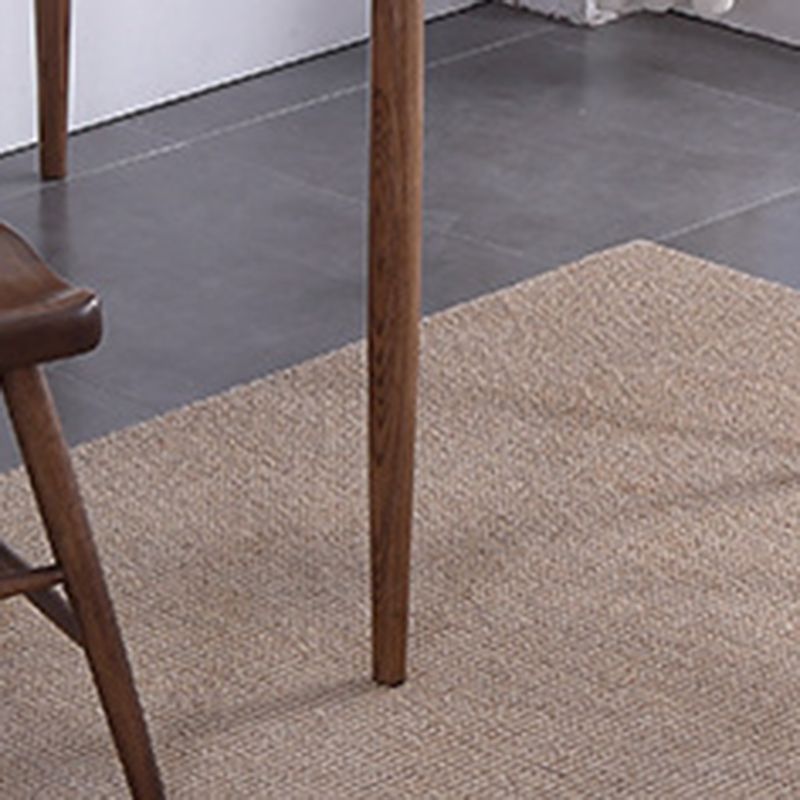 Modern Dining Rectangle Table Wooden Table with Wood Legs for Home